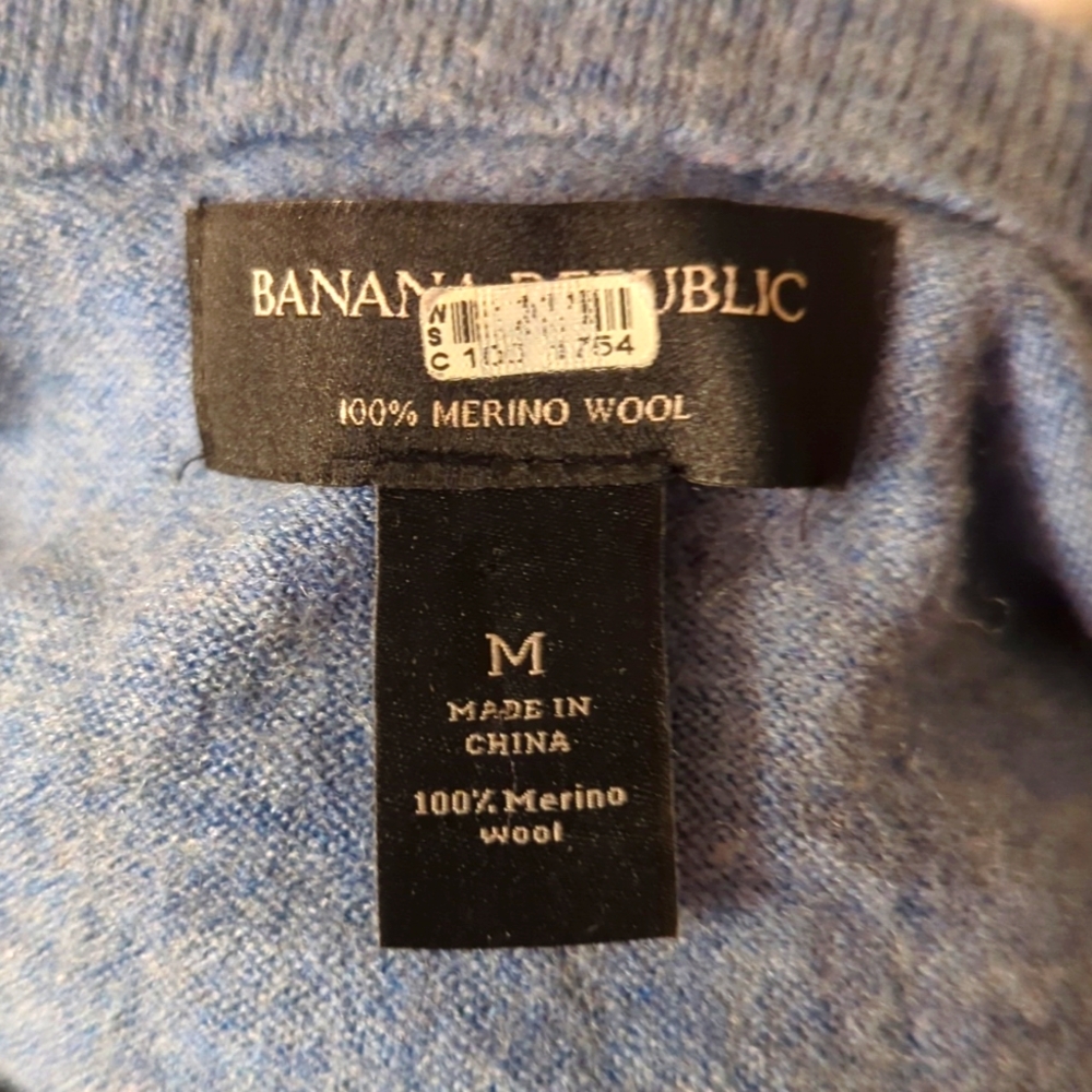 Banana Republic Merino Wool Quarter-Zip Sweater
